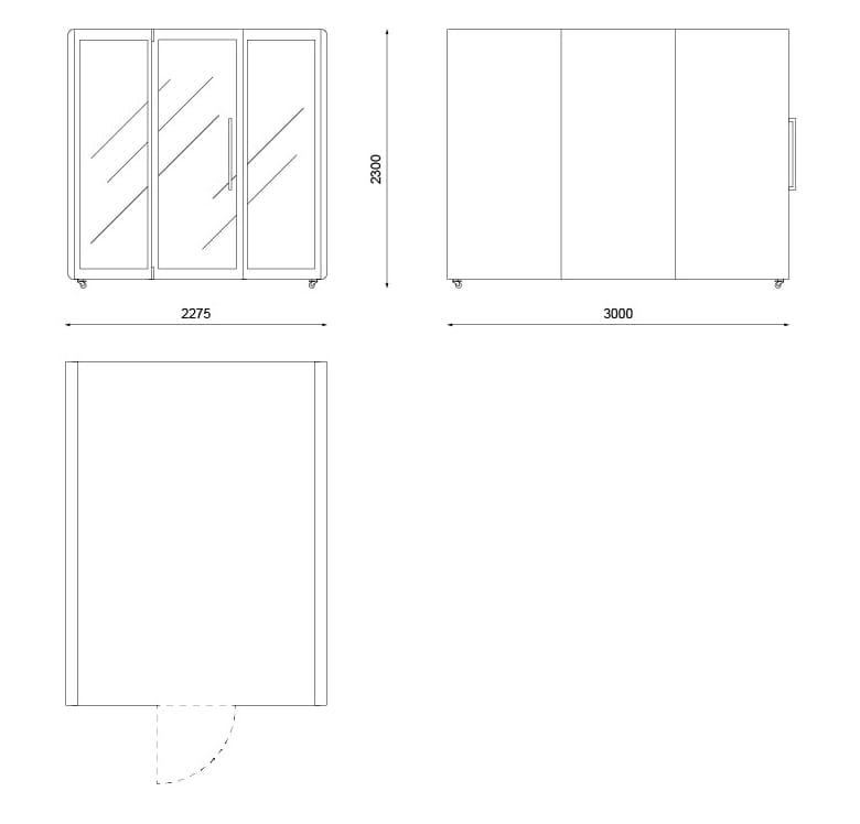 Мультимедийная акустическая офисная кабина Askia Kameleon ARCH-00024504 - Вид №7