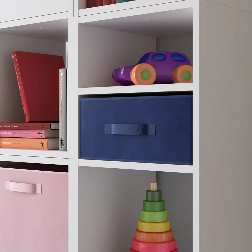 Короб Spaceo KUB Saphir 15x31x31 см 14.4 л полиэстер цвет синий STLM-2106184 - Вид №4