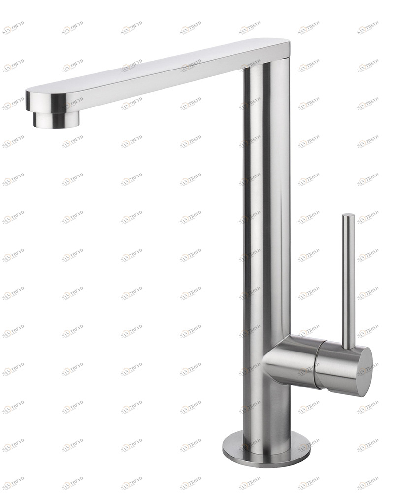 Inox. 324. Смеситель для кухонной мойки. Quadrodesign