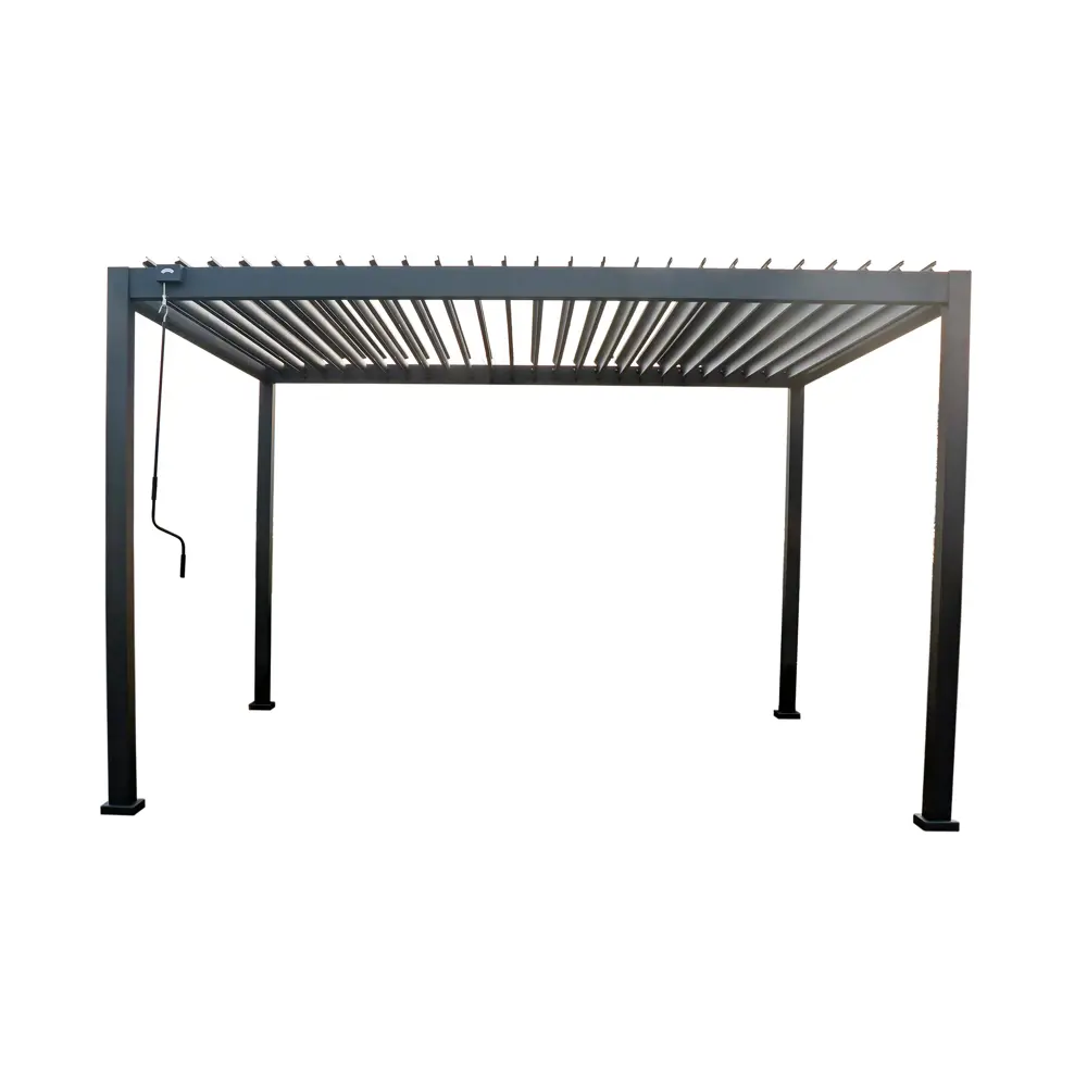 Пергола 3x4x2.5 м темно-серый алюминий Santreyd BIOCLIMATIC-S STLM-2071915