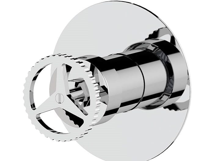Однорычажный смеситель для душа с пластиной Remer Rubinetterie Chrono ARCH-00026738
