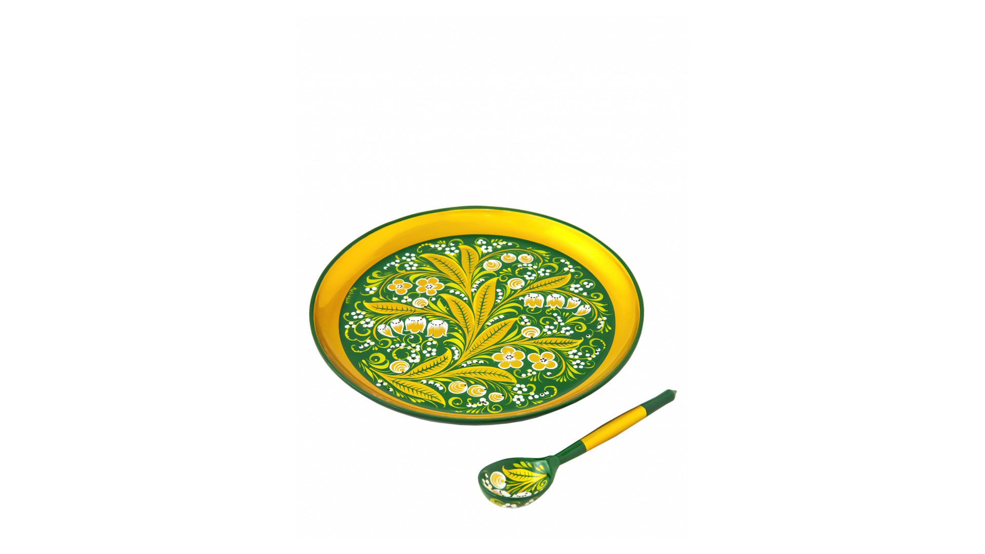 10660470 Хохломская Роспись Набор д/завтрака 6 пр. (Высшая категория) Дерево  - Вид №1