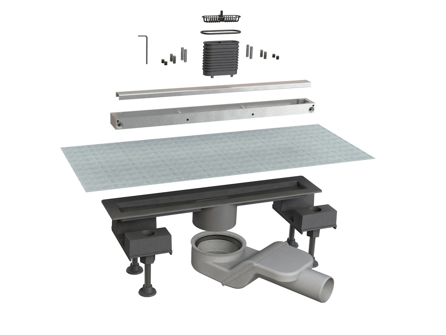 Слив для душа из нержавеющей стали Bonomini Canalissima ARCH-00132602 - Вид №1