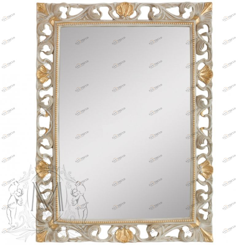 Зеркало MIGLIORE Claudio ML.COM-70.708.AV.DO - белое золото 