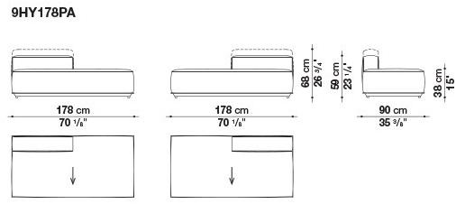 B&B Italia Outdoor Садовый диван из модульной ткани sun-id-1410409 - Вид №15