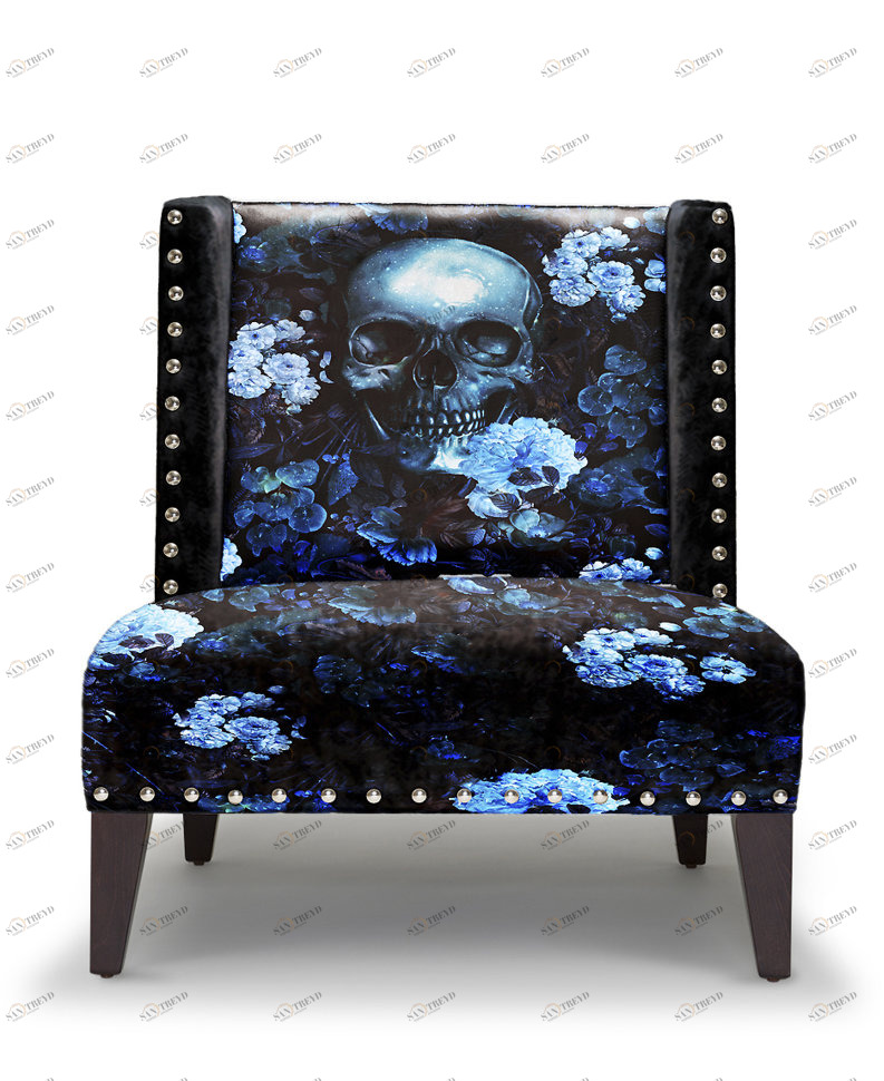 Кресло Frozen черное ICON DESIGNE ДИЗАЙНЕРСКИЕ, BURCU KORKMAZYUREK 096822 Черный;синий 