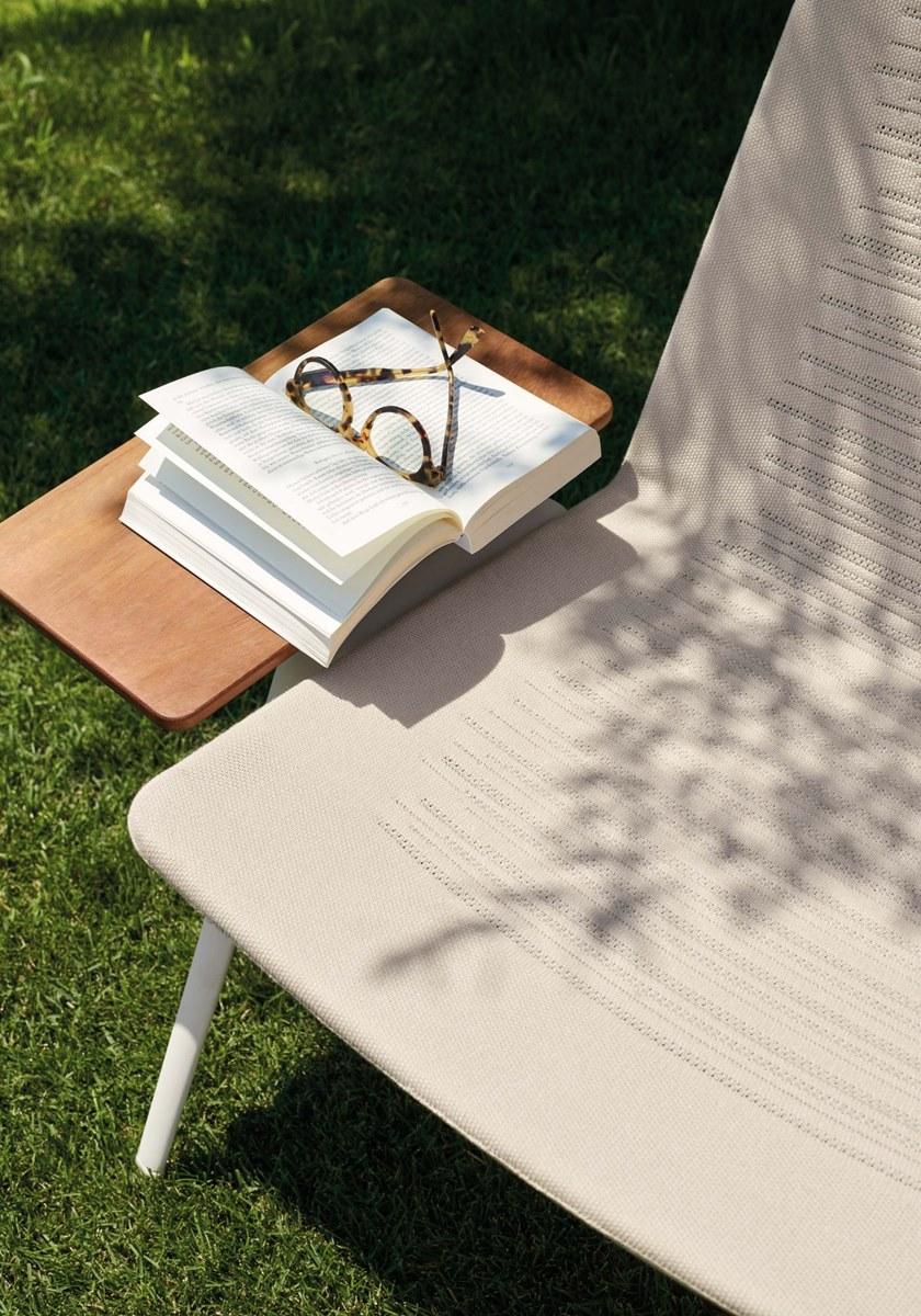 FAST Садовое кресло из алюминия с дренажной тканью Zebra knit 452 - Вид №2