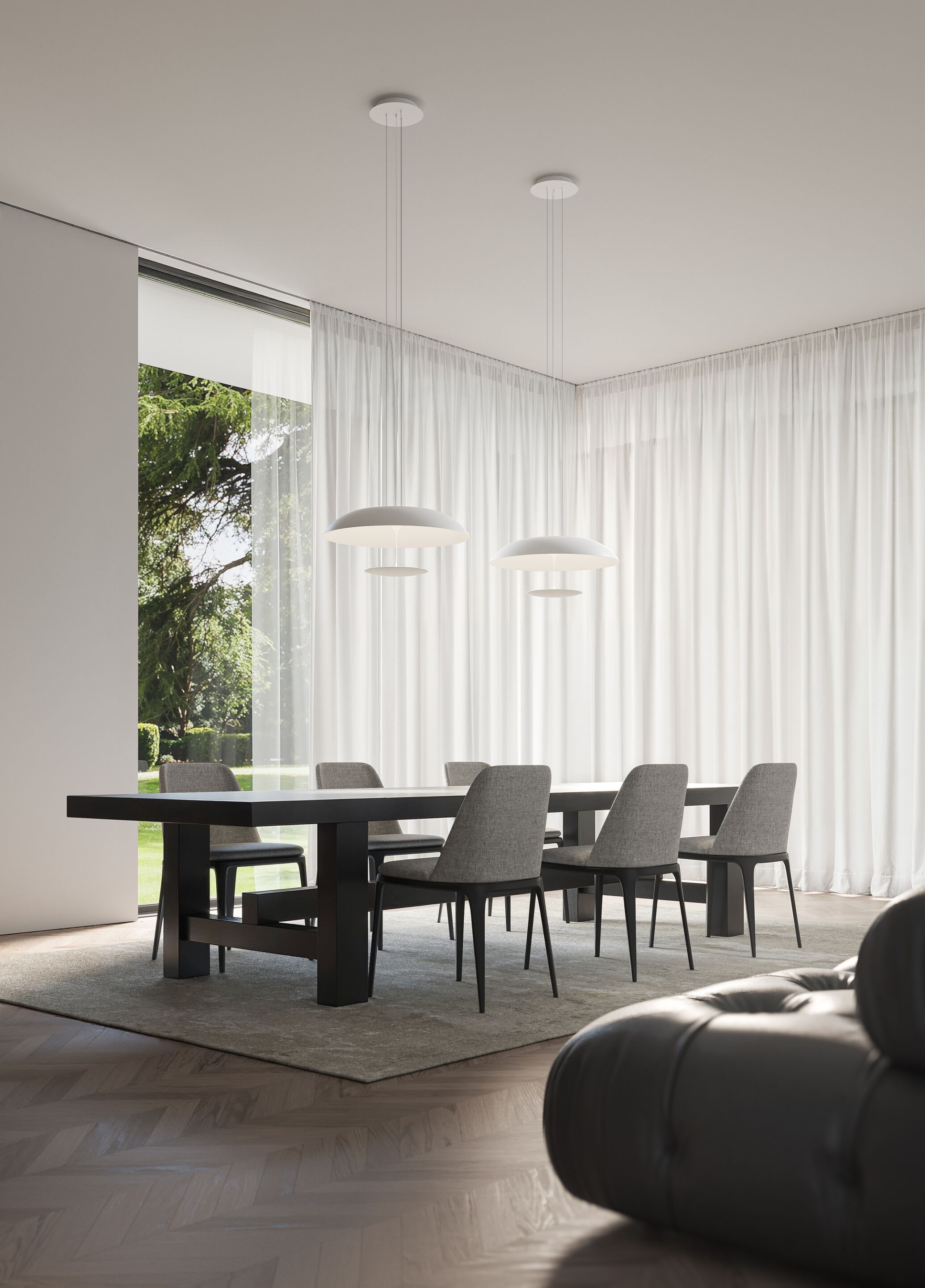 Алюминиевый светодиодный подвесной светильник Karman Blanco ARCH-00128594 - Вид №4