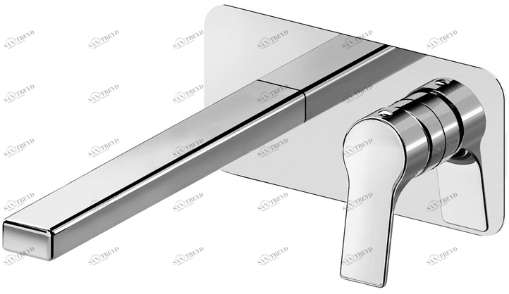 Fir Italia Смеситель для раковины настенный из латуни с тарелкой New handy 52 5210208