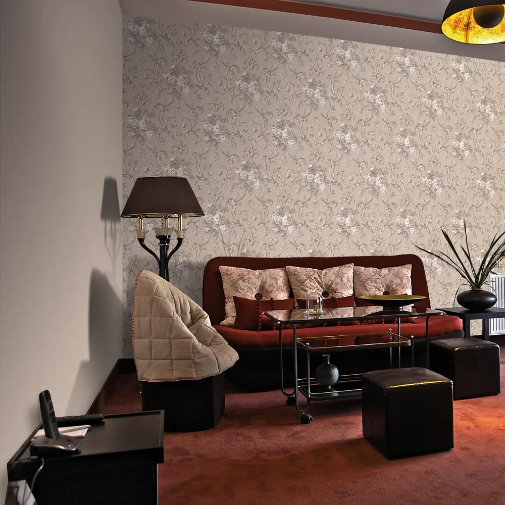 Обои флизелиновые Erismann Elegance коричневые 1.06 м 4391-4 STLM-2049720 - Вид №1