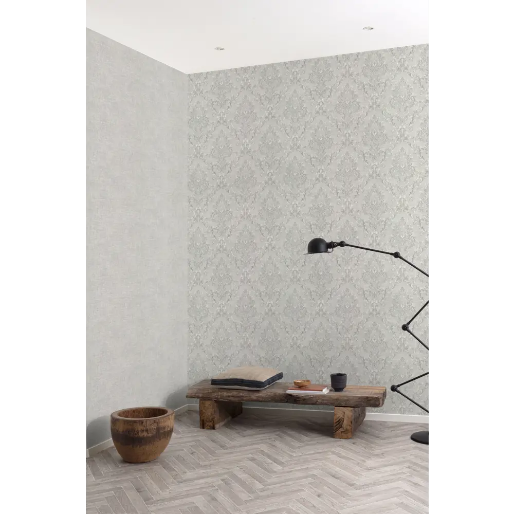 Обои флизелиновые Wallfashion Virtuoso серые 1.06 м GDVR1005 85237286 STLM-2061087 - Вид №3