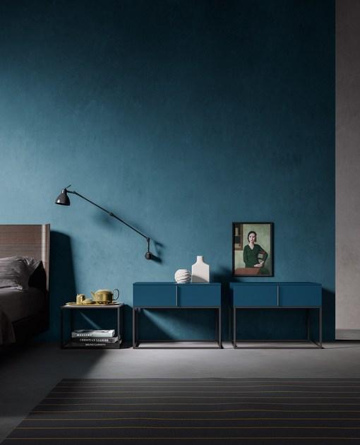 JESSE Квадратный журнальный столик из лакированного металла Plume sun-id-1464526 - Вид №1