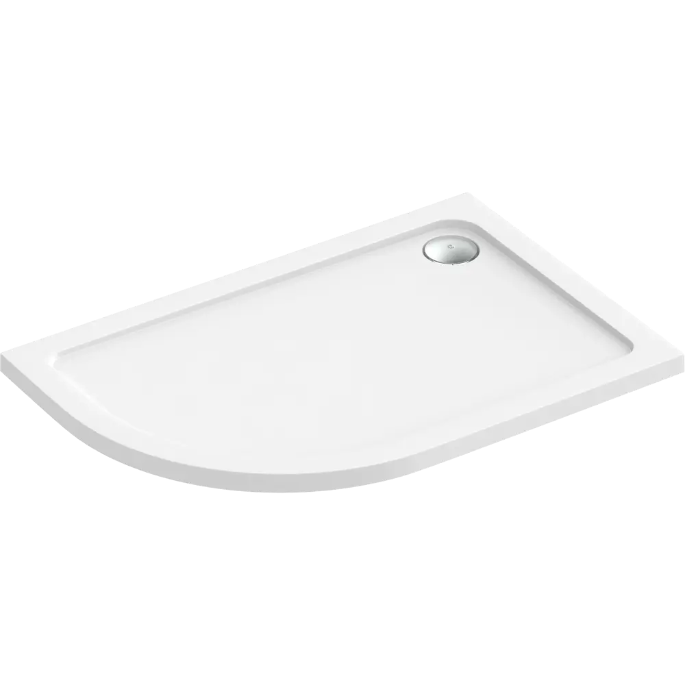 Душевой поддон Slim акрил 1/4 круга правосторонний 120x80 см Santreyd STLM-2176287