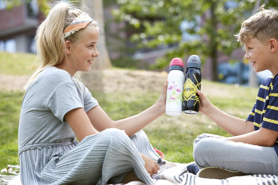 Термофляжка черная 0,5 л Iso2Go "Опасность" EMSA ДИЗАЙНЕРСКИЕ 00-3951771 Черный  - Вид №5