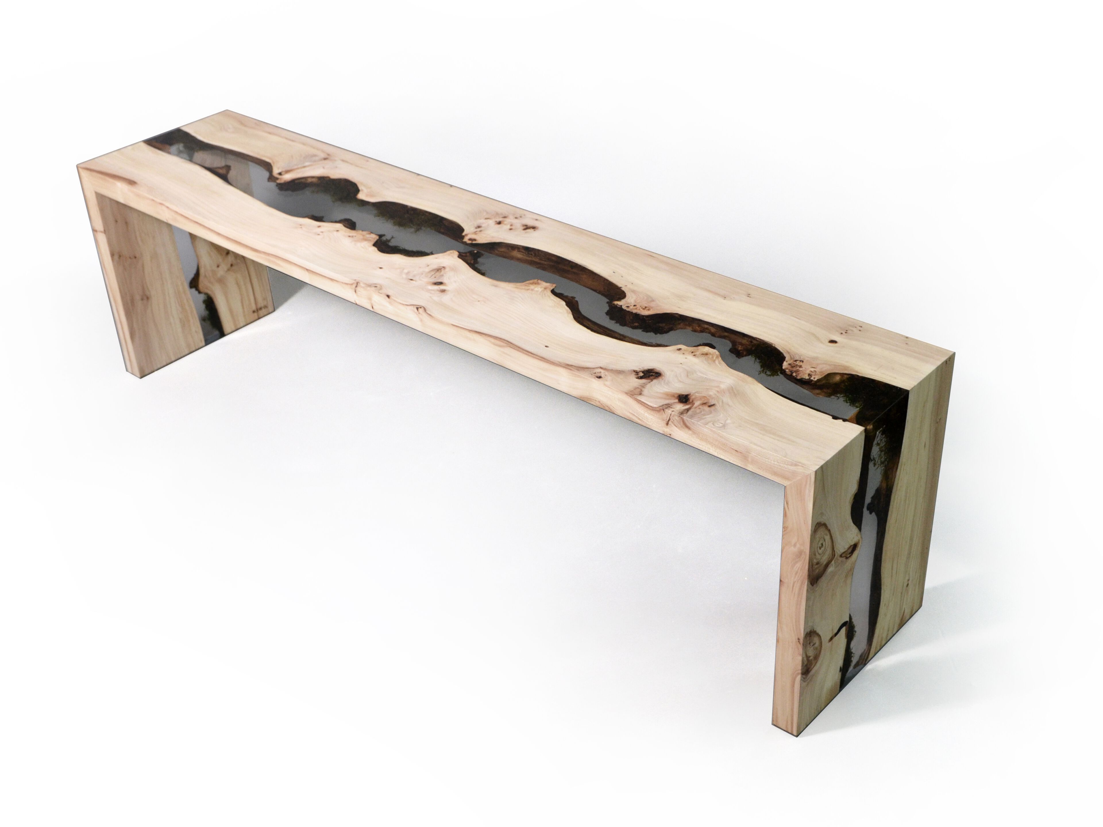 Скамейка из массива дерева и смолы alcarol Undergrowth ARCH-00146519