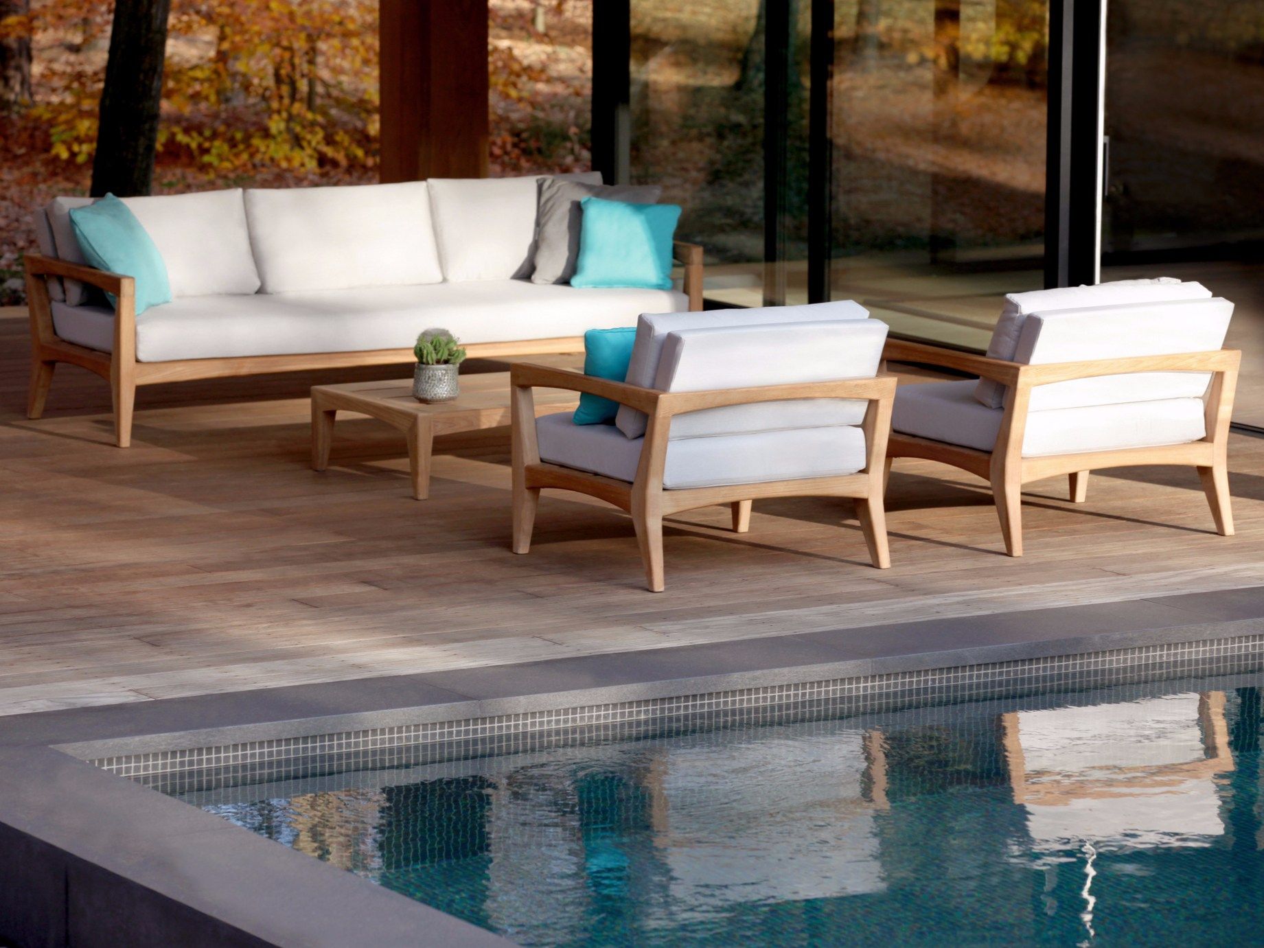 3-местный тканевый садовый диван Royal Botania Zenhit lounge ARCH-00021014 - Вид №1