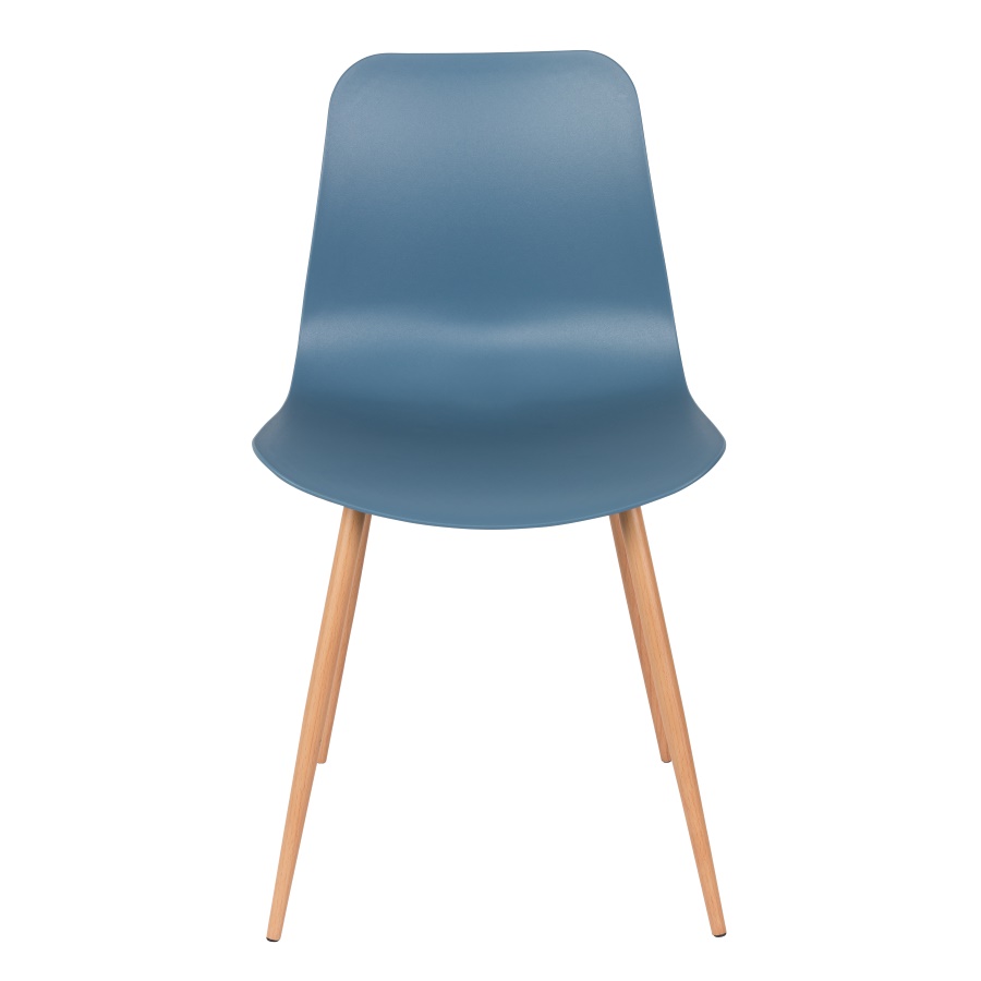 Стул Leon голубой White Label Living 1100306 - Вид №3