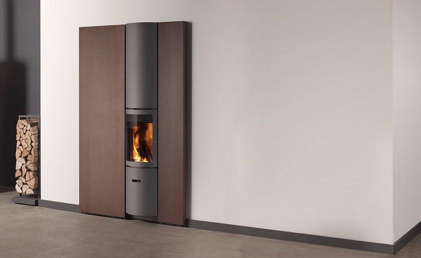 Stûv Настенная дровяная печь из нержавеющей стали для воздушного отопления Stûv 30 compact sun-id-1515053 - Вид №1