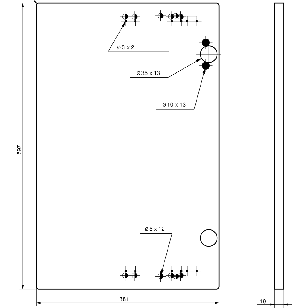 Фасад кухонного шкафа Инта 59.7x38.1 см KONSENSA ЛДСП цвет белый Инта белая STLM-2171493 - Вид №8