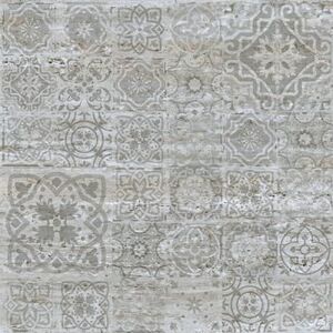 Граните Стоун Травертин декор серебро структурированная 1200x1200