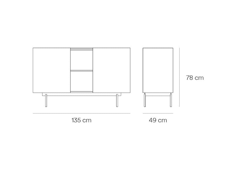 Шкаф из МДФ с распашными дверями TEULAT Отто ARCH-00150987 - Вид №9