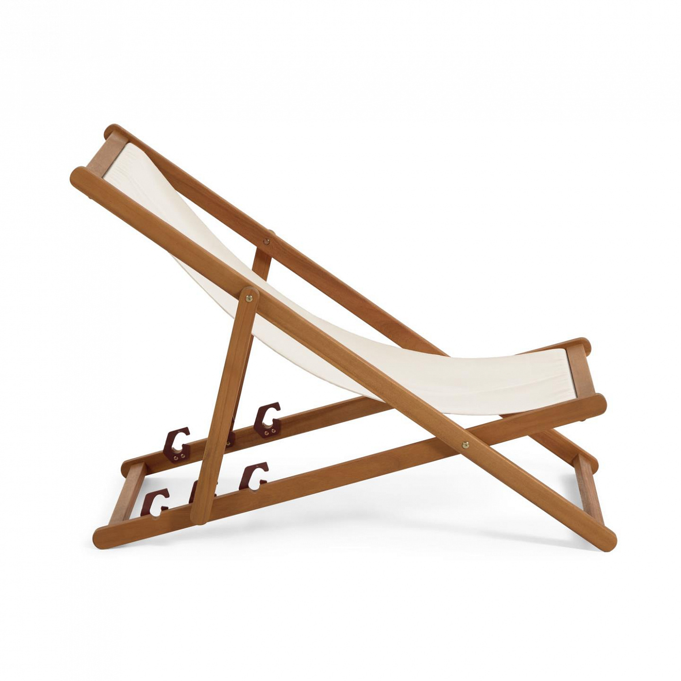 097800 Шезлонг из массива акации бежевый La Forma Adredna  - Вид №3