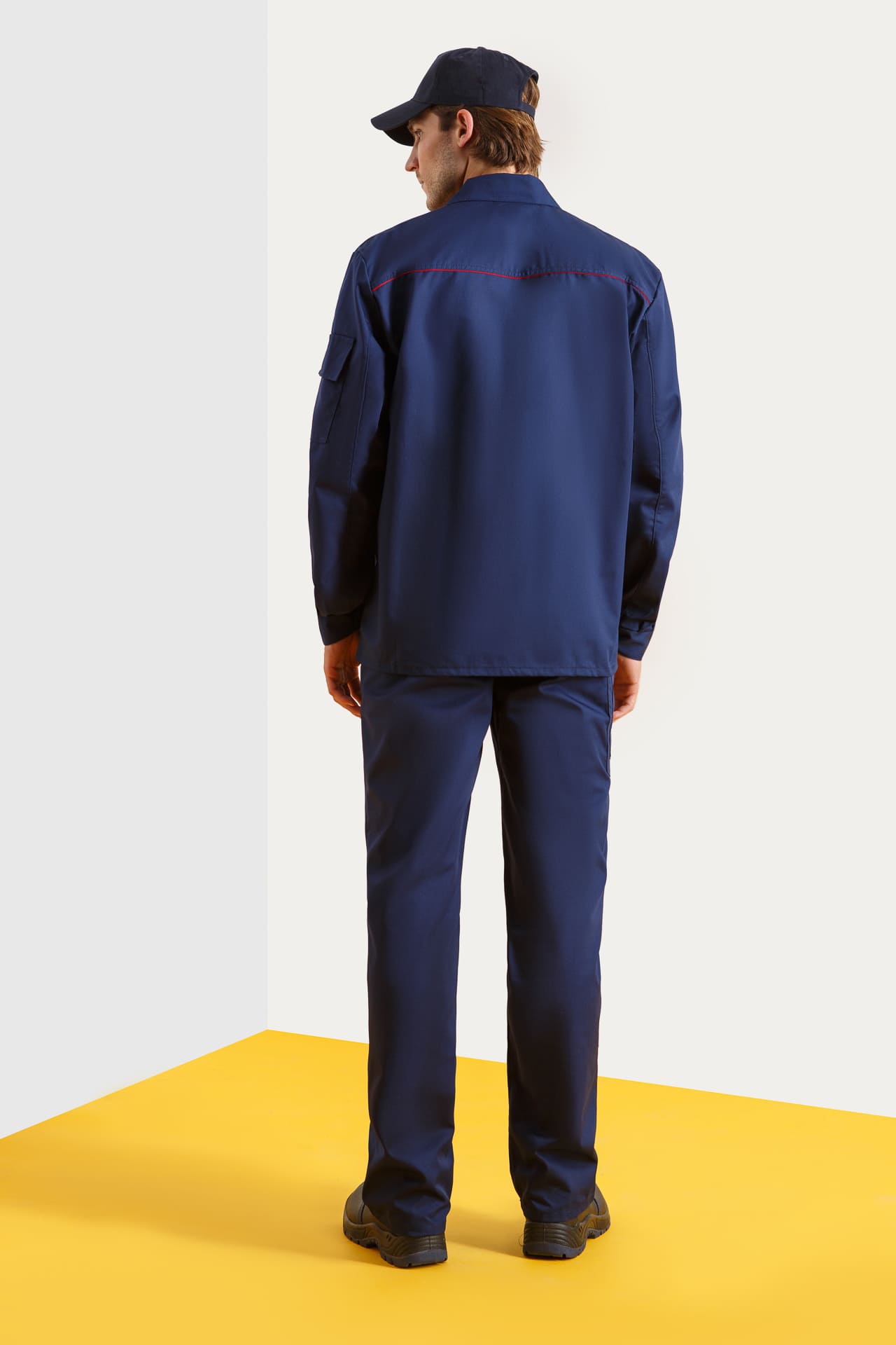 65683 Куртка "Эксперт-2" темно-синяя  Летняя спецодежда  размер 60-62/170-176  - Вид №4