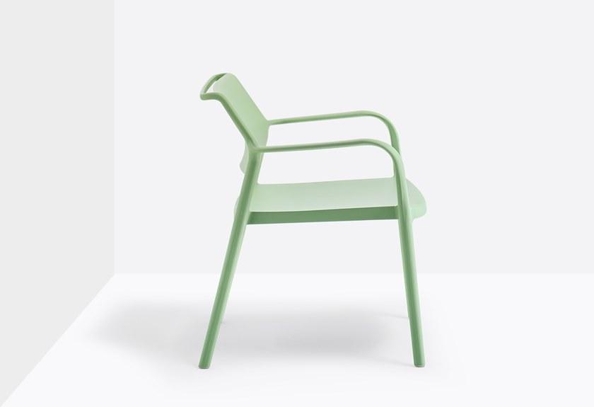 Pedrali Штабелируемое кресло из полипропилена с подлокотниками Ara sun-id-1371517 - Вид №11