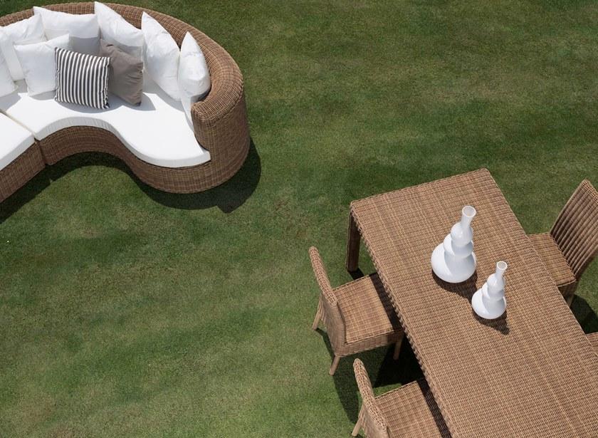 Braid Изогнутый садовый диван Cloe 105.005 - Вид №1