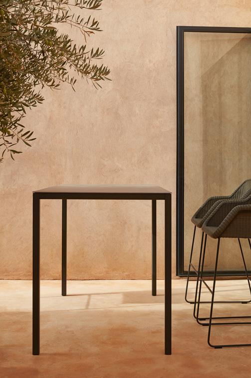 MNST130 Барный стул 60 лава шнур 2мм орешник Manutti Mood - Вид №2