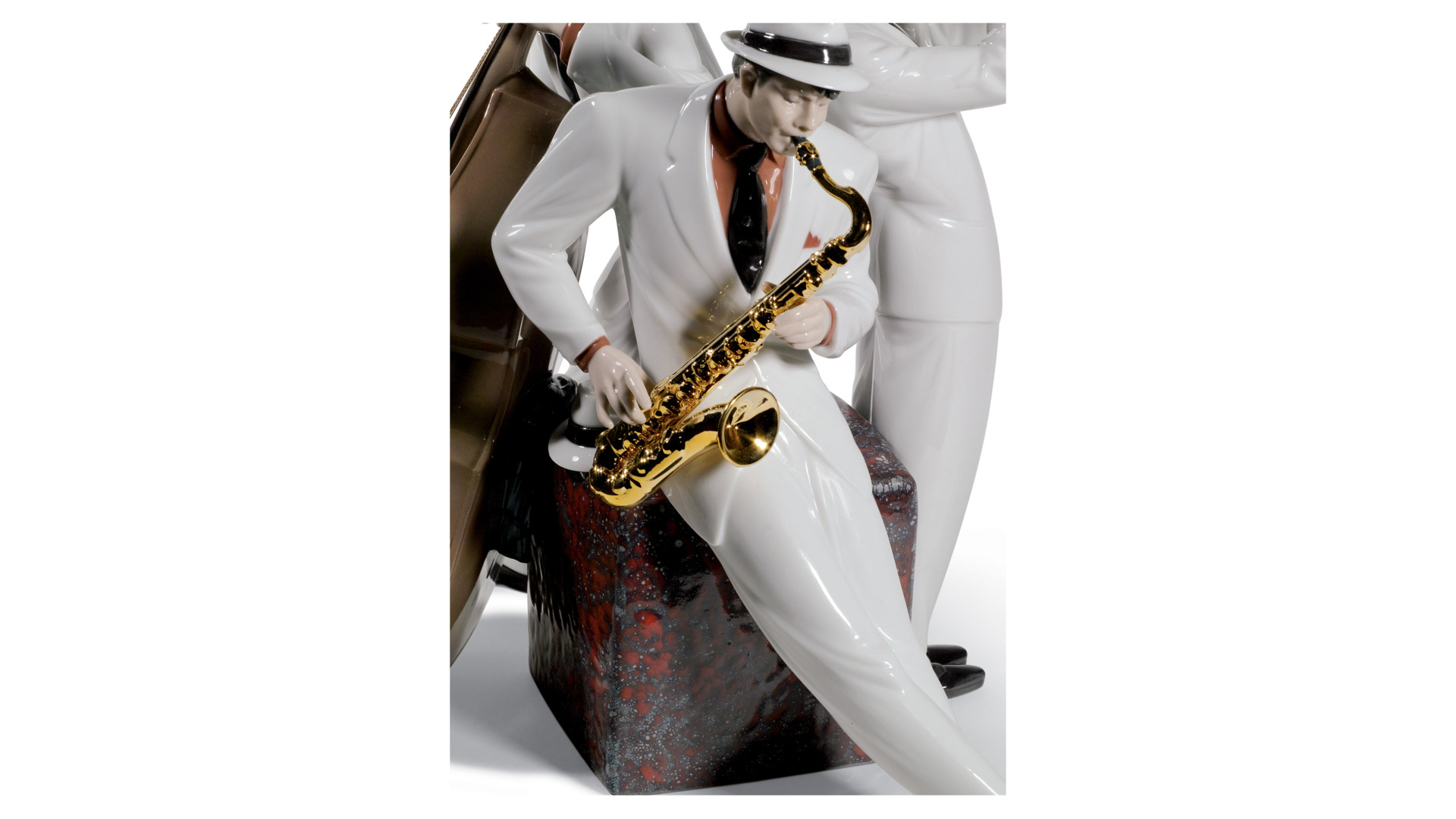 10669102 LLADRO Фигурка Lladro "Джазовое трио" 30х35см Фарфор Lladró  - Вид №3