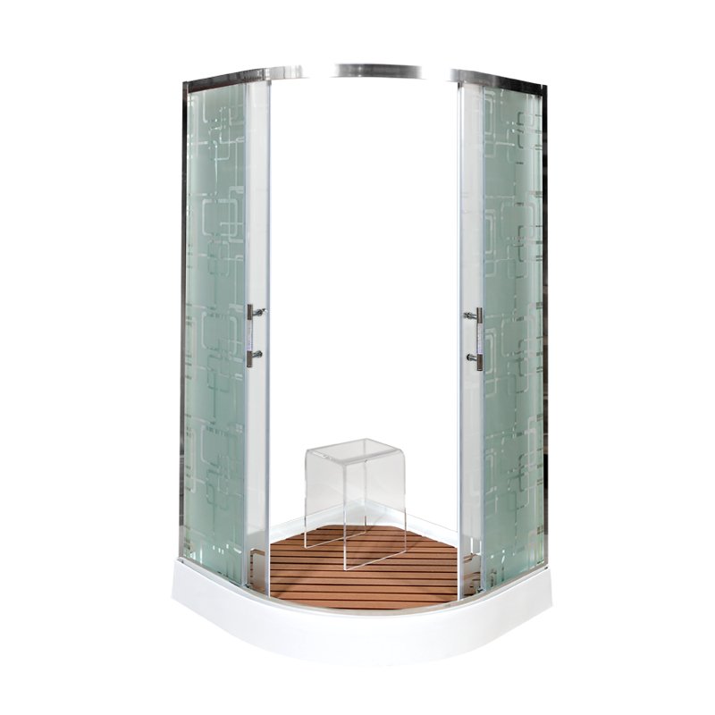 BМ4590 стандартная BLACK Душевая кабина DETO Серия ВМ Душевое ограждение С 01 - Вид №3