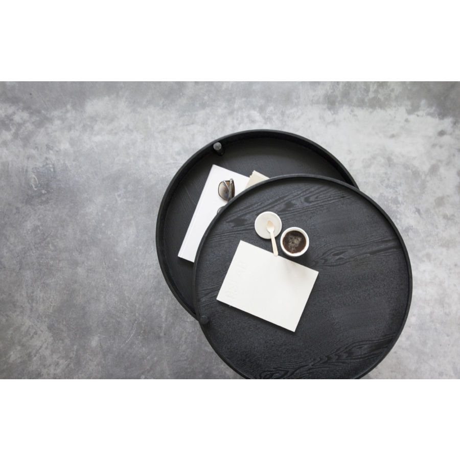 6900539 MENU Вращающийся стол Черный ясень & Латунь  - Вид №5