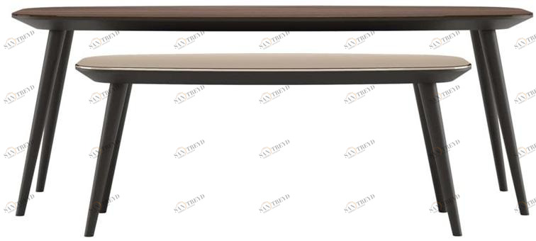 FRATO Прямоугольный деревянный журнальный столик для гостиной sun-id-1376146