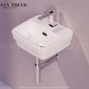 EVO13BIANCO Подвесная раковина настенная прямоугольная Simas Evolution белая