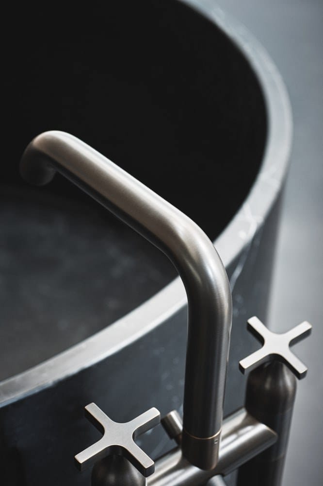 Латунный напольный смеситель для ванны с переключателем Agape Memory ARCH-00069712 - Вид №8