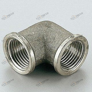 Колено ВР  1/2"x1/2" никель TIEMME 1500133