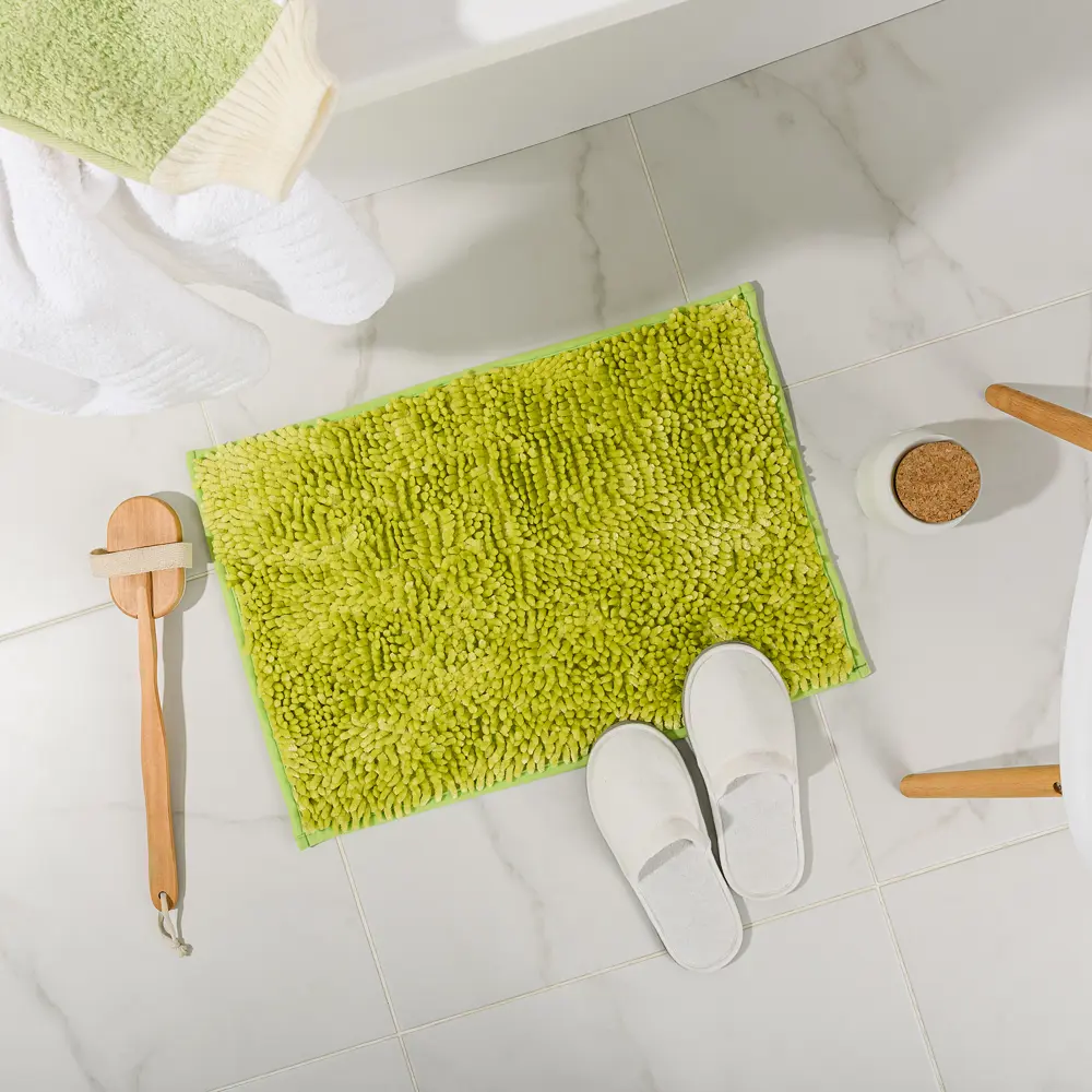 Коврик для ванной комнаты Moroshka Bright Colors 40х60 см цвет зеленый STLM-2074168 - Вид №5