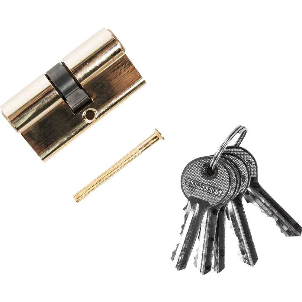 Цилиндр под английский ключ Al 60 ключ-ключ, золото PALLADIUM STLM-2016947 - Вид №1