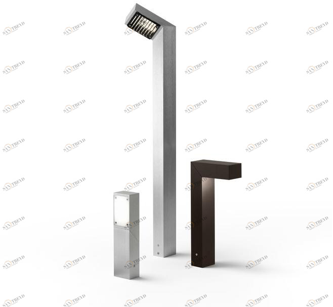 Flos Светодиодный столбик из литого алюминия Outdoor collection - bollard sun-id-1426472