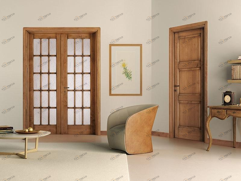 LEGNOFORM Дверь из массива дерева и стекла Arte povera sun-id-1493988