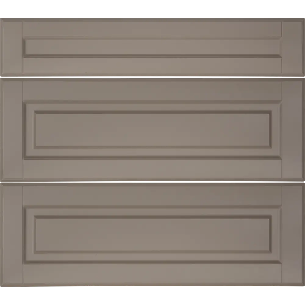 Двери для шкафа Delinia «Леда бежевая» 80x70 см, МДФ, цвет бежевый, 3 шт STLM-2211083