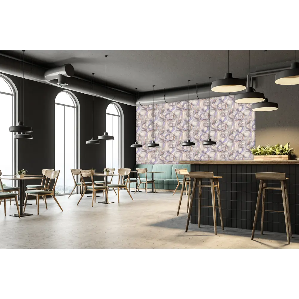 Обои флизелиновые Vog Collection Вихри фиолетовые 1.06 м 90119-25 STLM-2062645 - Вид №2