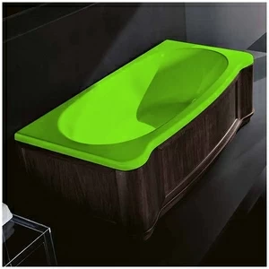 Ванна Gruppo treesse New Classic VTL-V6770-DX-WV-S салатовая прямоугольная правая венге