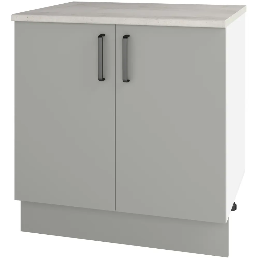 Кухонный шкаф напольный Нарбус 80x86x56 см ЛДСП цвет серый Santreyd STLM-2135234 - Вид №1