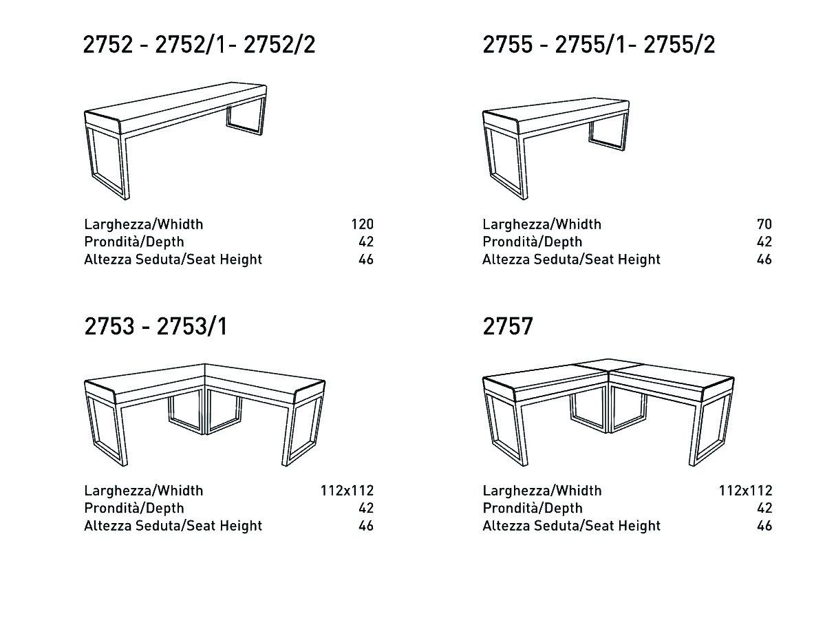 Модульная скамья Sedex Irony ARCH-00048047 - Вид №4