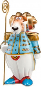 10571363 Goebel Солонка "Овца" Фарфор