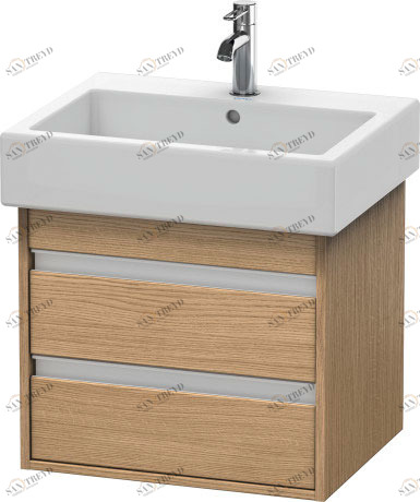 KT663605252 Ketho Тумбочка подвесная Европейский дуб, декор Duravit