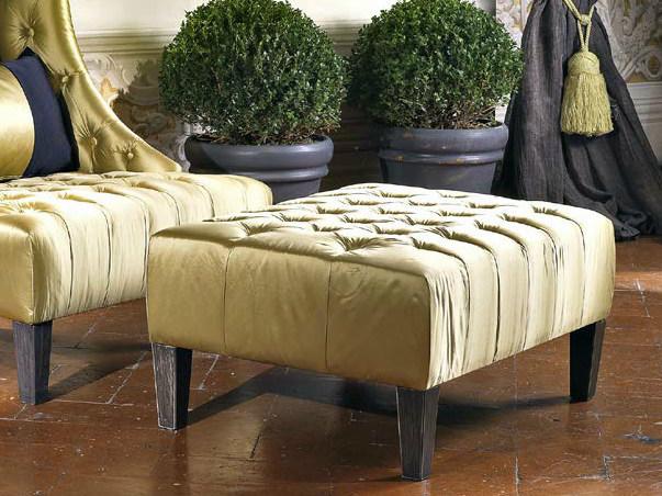 SOFTHOUSE Пуф Chesterfield, обитый тканью Vittoria sun-id-1366437 - Вид №1