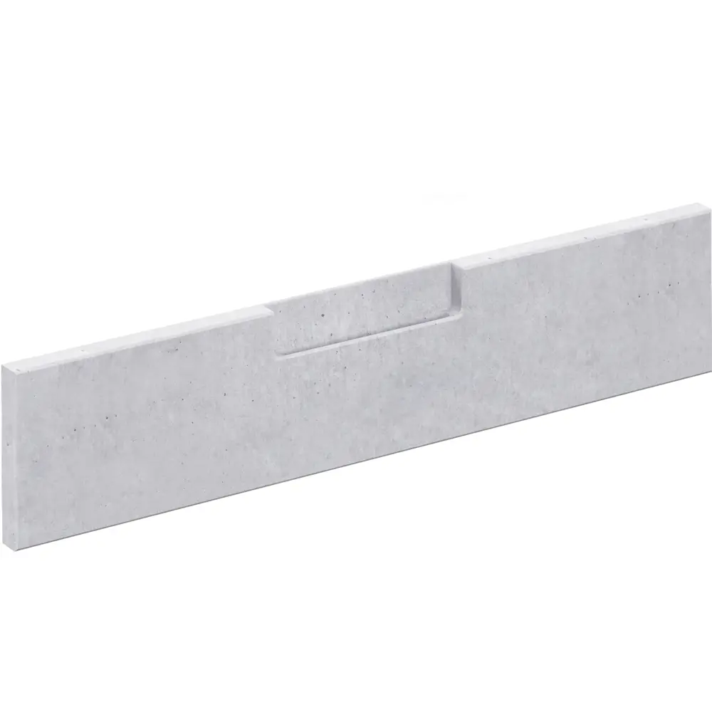 Фасад для кухонного ящика Берлин 59.7x12.5 см Delinia ID МДФ цвет серый STLM-2088341 - Вид №1